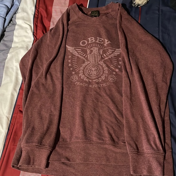 Obey | Tops | Longsleeved Obey Shirt S 